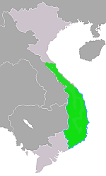 Lãnh thổ Chăm Pa vào thế kỷ 10